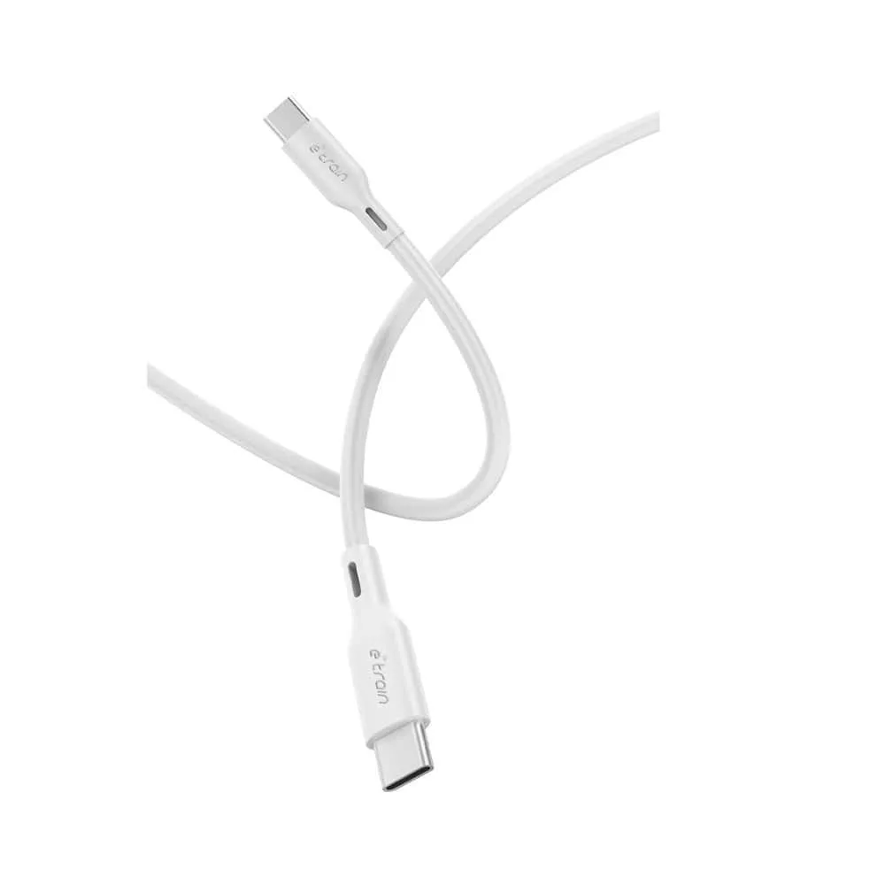 E-Train MP621 USB-A to Micro Cable — 1M, White