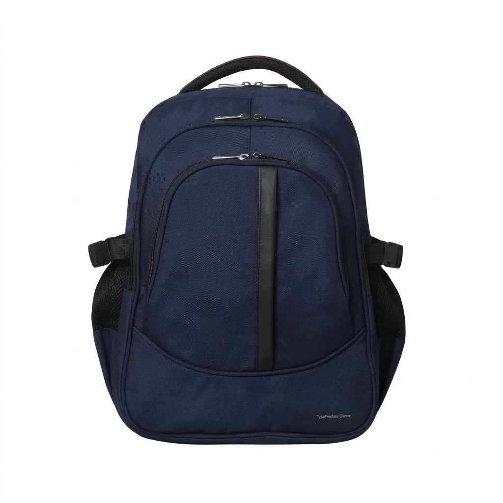 L'AVVENTO BG74U Discovery -15.6" Laptop Bag in Nylon & PU (Blue)