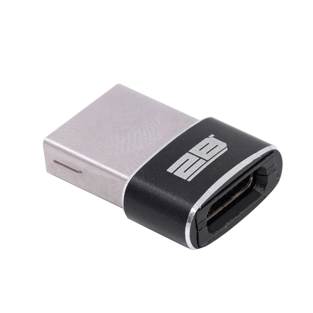 2B CV150 Connector — Type-C Female to USB Male, Black