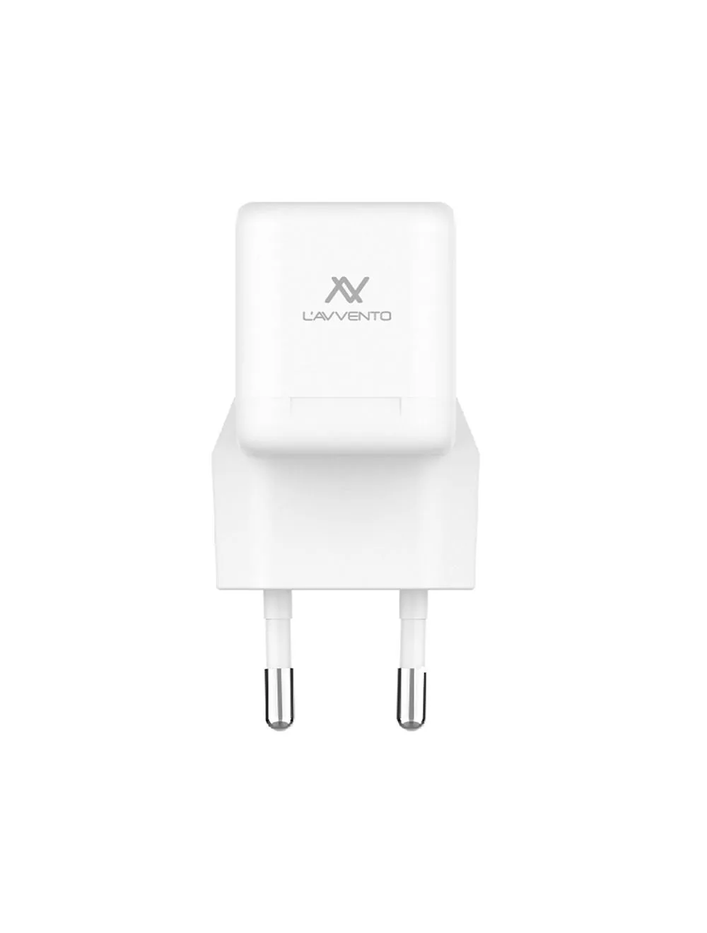 L'AVVENTO MP535 Mini GaN 25W Power Adapter — with USB-C Cable 1M, White