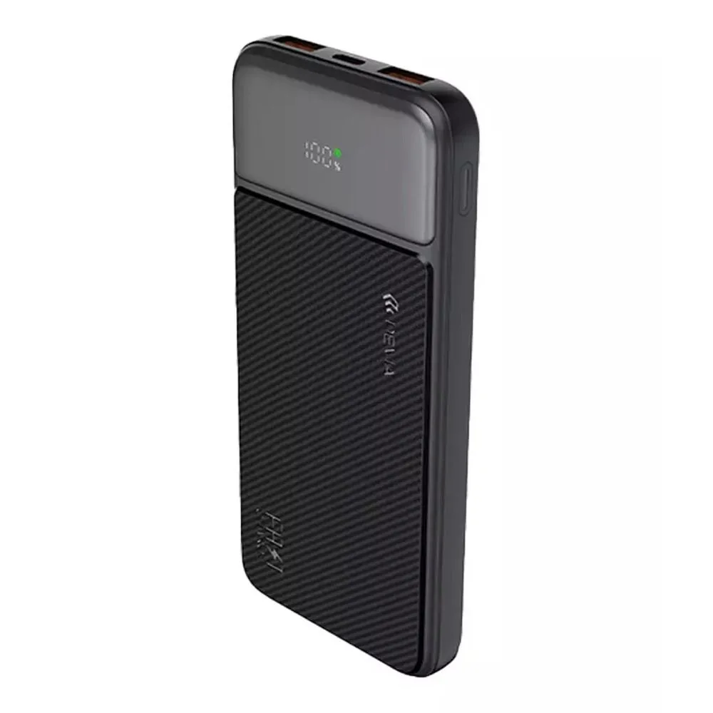 Devia EP198 Smart Series Power Bank — Digital Display, 10000mAh, 22.5W, Black
