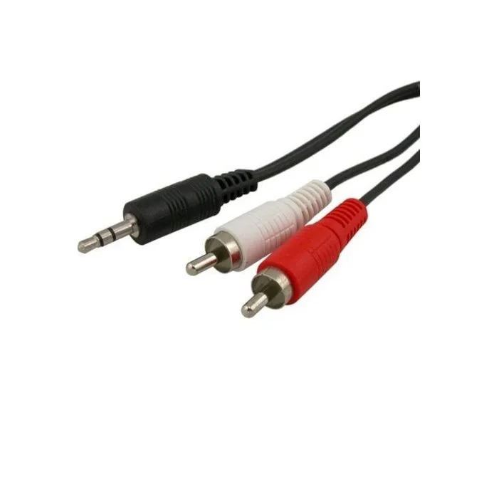 2B CV103 RCA Socket DC2 to Audio PC Cable – 1.5M for Speakers & Subwoofers