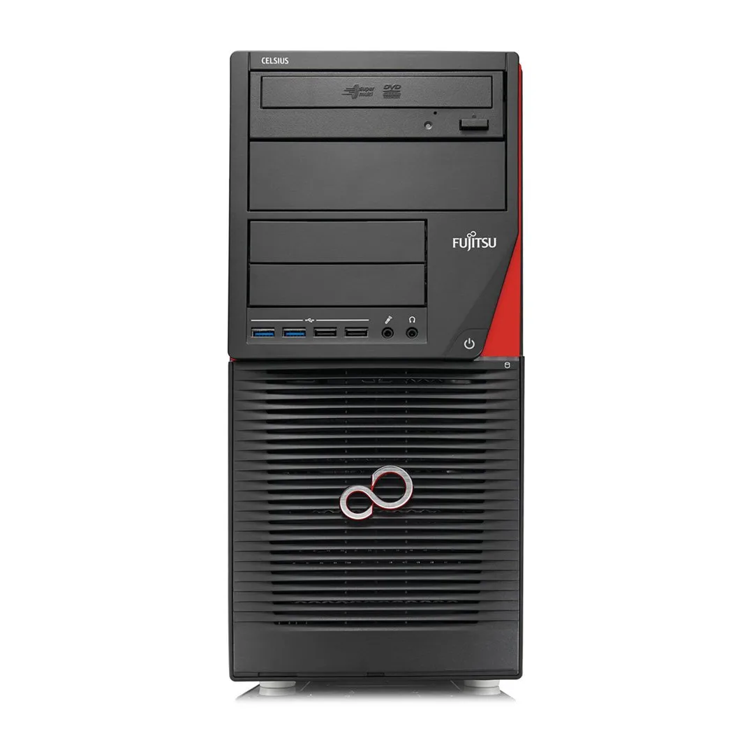 Fujitsu CELSIUS W550 Tower Workstation – Intel Xeon E3-1220 v5 – 8GB DDR4 RAM – Customizable