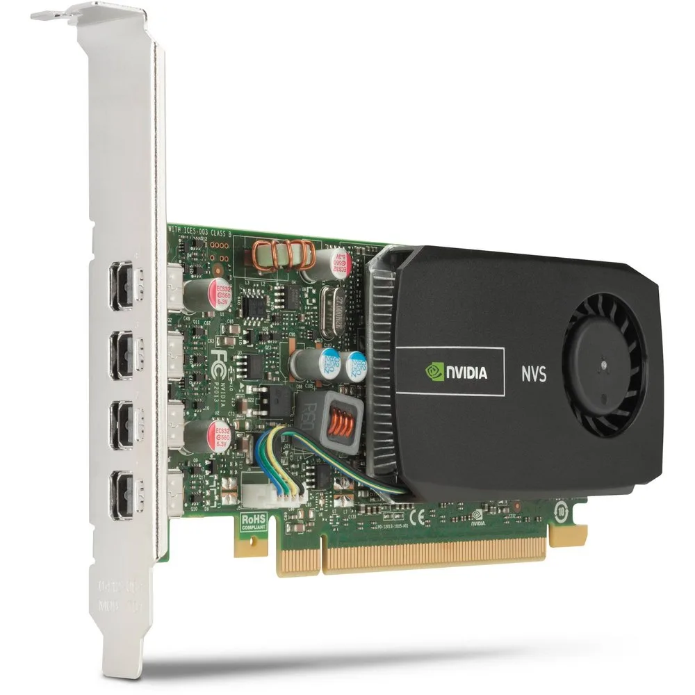 NVIDIA NVS 510 2GB DDR3 PCIe Low Profile Graphics Card –(Includes Mini DP Cable)